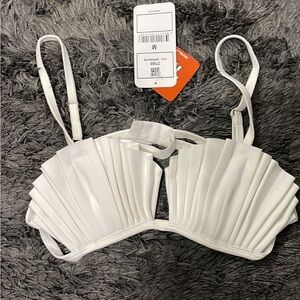 Accordion mermaid style bralette